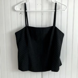 VINTAGE 90’s Pinstripe Office Tank